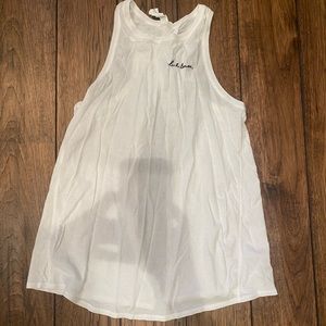 Lulu lemon open back tank top